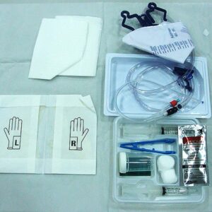 Bandeja para cateterización vesical con sonda Foley