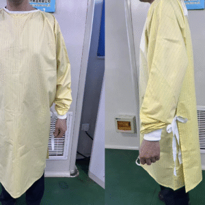 BATA DE AISLAMIENTO REUTILIZABLE DE UNA CAPA