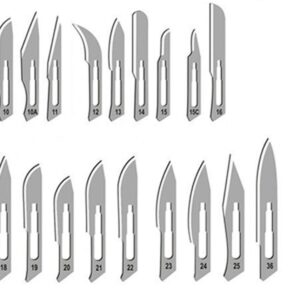 HOJA DE BISTURÍ DE ACERO AL CARBÓN