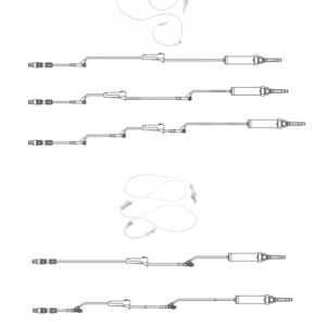 CONECTOR PARA INFUSIÓN DE SOLUCIÓN PARENTERAL, CON DOS FILTROS