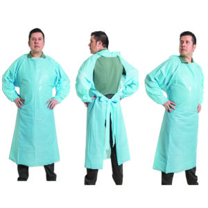 DELANTAL PROTECTOR DE FLUIDOS POTENCIALMENTE PELIGROSOS