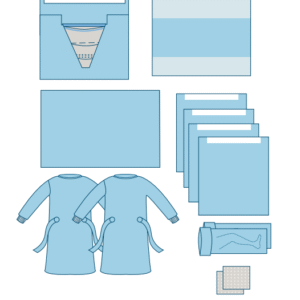 SET DE ROPA PARA DILATACION Y CURETAJE