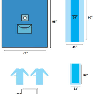 SET DE ROPA DESECHABLE PARA OFTALMOLOGÍA GM52-SRO